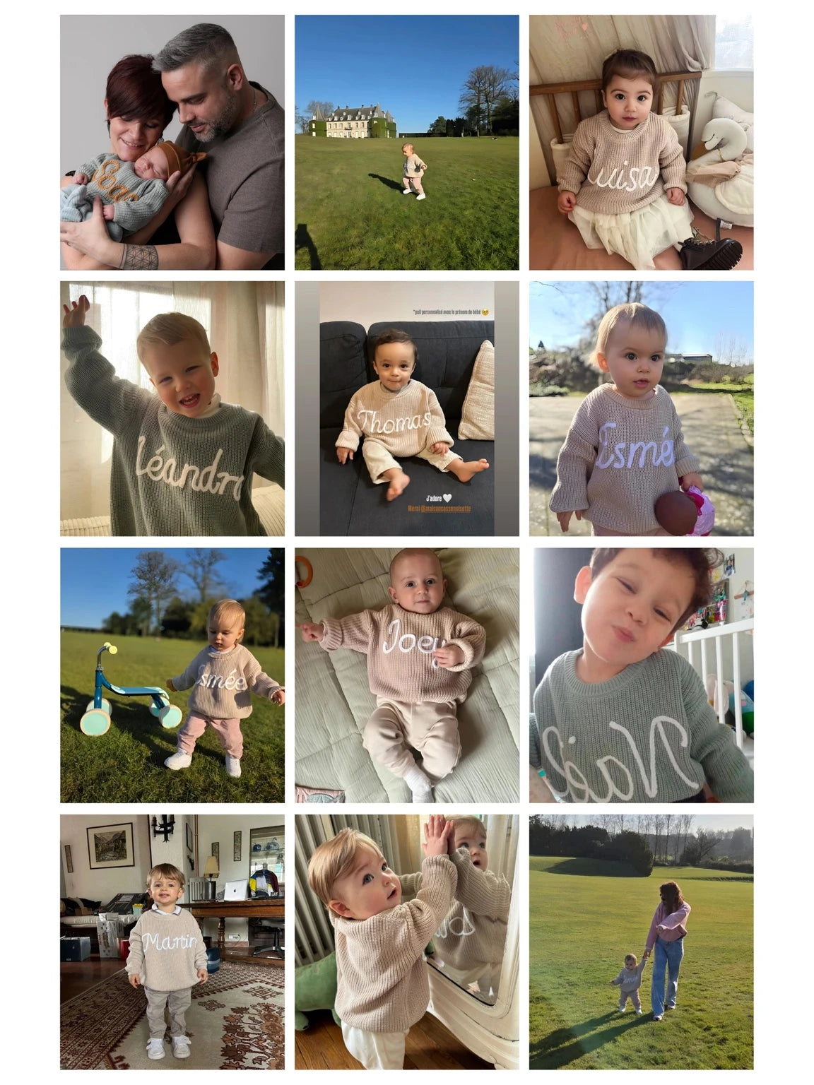 Handmade Knitted Personalised Cosy Sweater