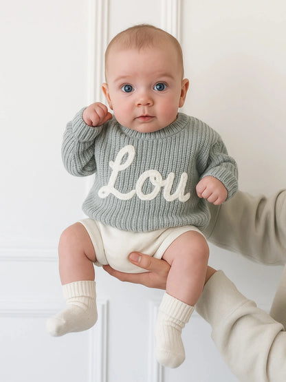 Handmade Knitted Personalised Cosy Sweater