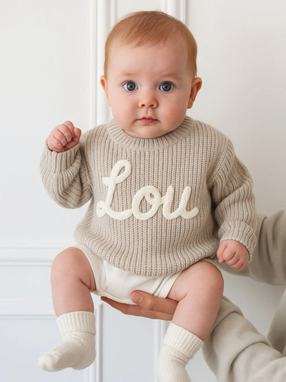 Handmade Knitted Personalised Cosy Sweater