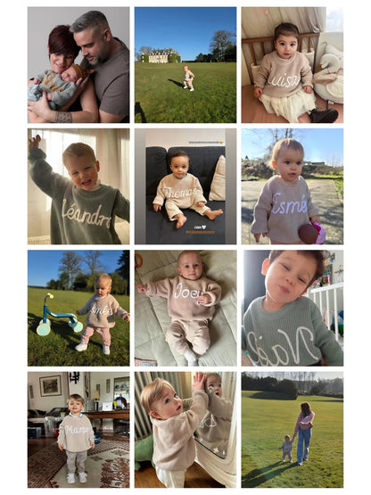 Handmade Knitted Personalised Cosy Sweater