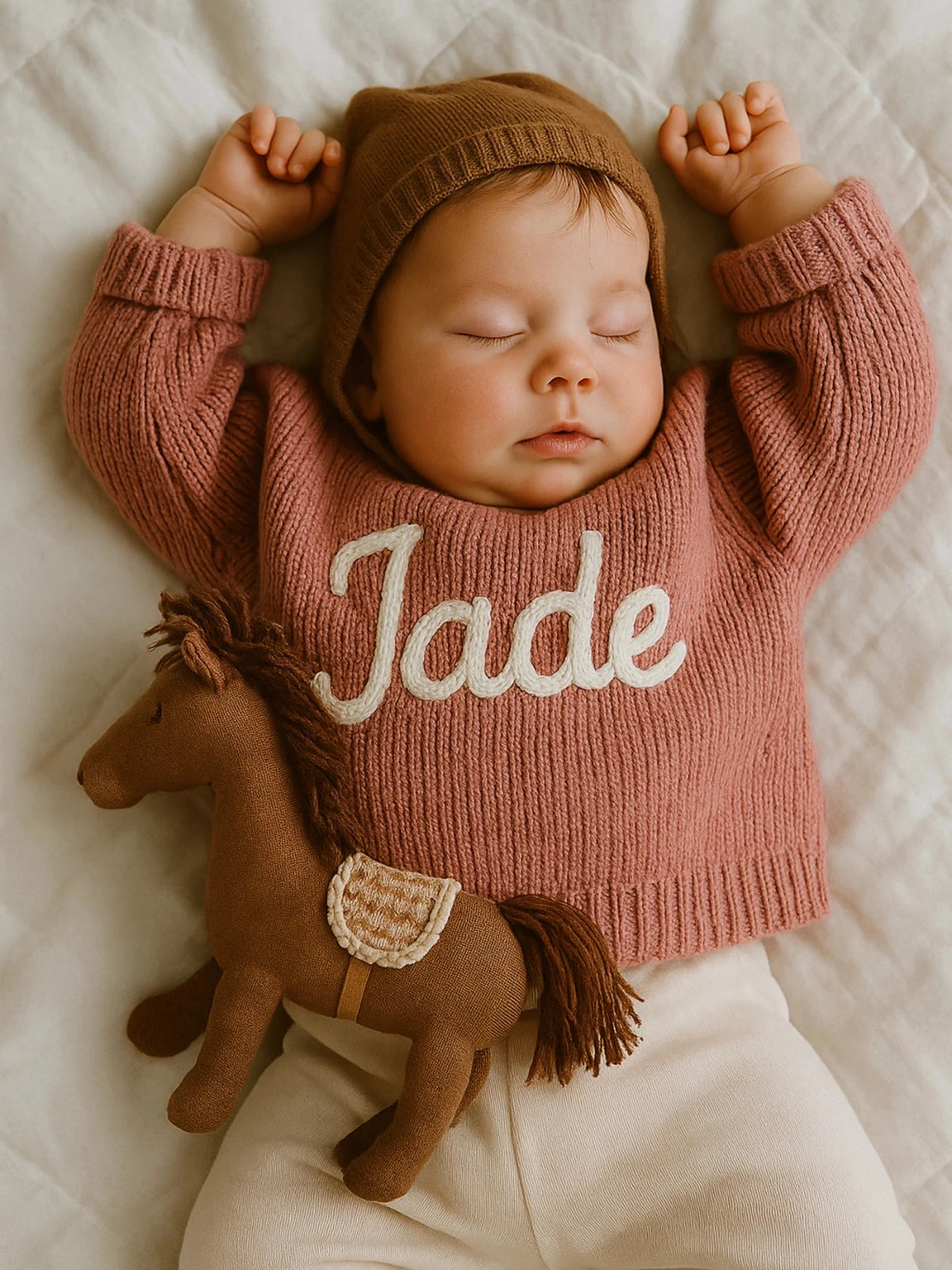 Handmade Knitted Personalised Cosy Sweater